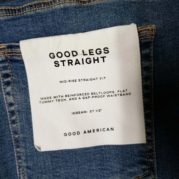 Good American Classic Blue Denim Jeans 14/32 - Picture 3 of 8